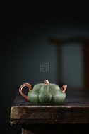 《南瓜壶》紫砂壶段泥全手工老师收藏重器南瓜