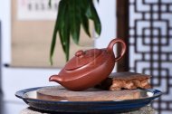 《汉扁》宜兴紫砂壶工艺美术师手工底槽青泡茶壶汉扁茶具