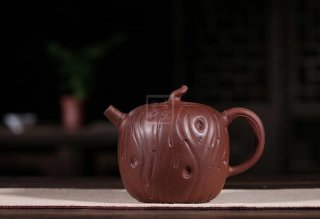 《年轮》宜兴紫砂壶老师全手工工艺美术师茶壶具紫泥壶