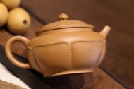 《碗灯梵莲》宜兴紫砂壶助理工艺美术师手工黄金段茶具