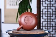 《汉扁》宜兴紫砂壶工艺美术师手工底槽青泡茶壶汉扁茶具