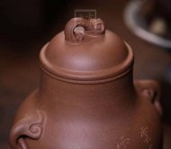 《汲古茶仓高款》段紫砂茶壶0cc全手工宜兴原矿紫砂喝茶壶