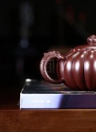《龙如意》工艺美术师全手工花器紫朱泥紫砂壶