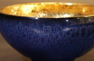 《鎏金杯》纯手工紫砂壶全手工宜兴瓷器茶壶花器