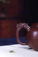 《清心雅逸》宜兴紫砂壶工艺美术师纯手工创新壶泡茶壶底槽青茶具