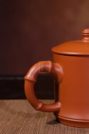 《全手工紫砂杯竹香盖杯》宜兴朱泥紫砂壶民间艺人全手工茶壶
