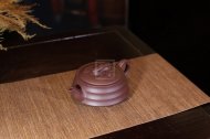 《三足桥韵》宜兴紫砂工艺美术师手工紫砂壶茶具壶紫茄泥