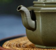 《如意八方》宜兴紫砂壶高级工艺美术师纯手工民国绿中壶茶具泡茶壶八方