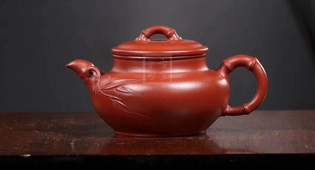 容竹宜兴紫砂壶茶壶柯俊芬工艺美术师手工大红袍|正品柯俊芬紫砂