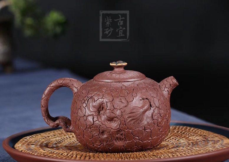 龙供春宜兴紫砂壶工艺美术师手工紫泥供春茶壶茶具|正品沈洪斌紫砂壶
