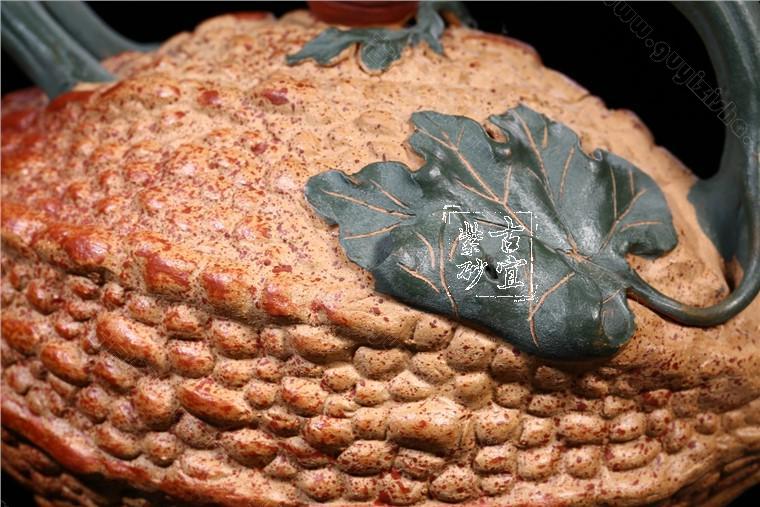 金铃子|正品张剑紫砂壶价格|段泥400CC