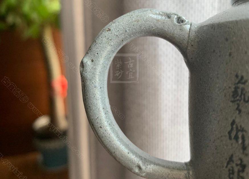 已售出）*現貨太古**新品*【小號菊花筋紋】全手工原礦祥陶青32瓣