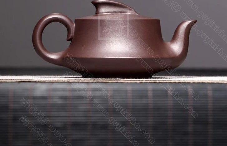 一帆风顺|正品周国芳紫砂壶价格|紫泥300cc