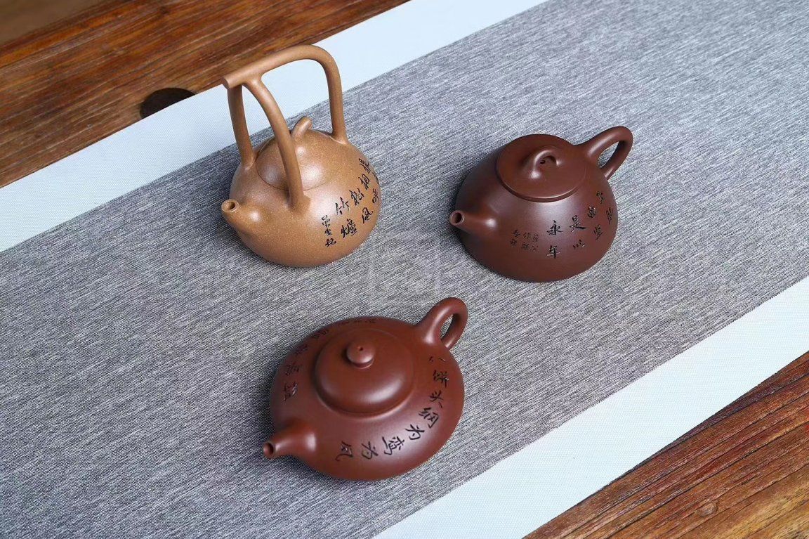 曼生十八式|正品李荷生紫砂壶价格|紫砂250cc