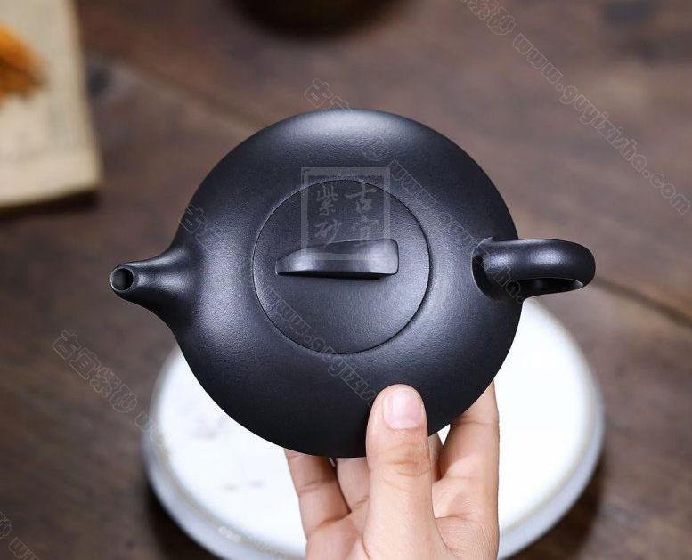 飞翔壶|正品陈浩紫砂壶价格|乌金砂330cc