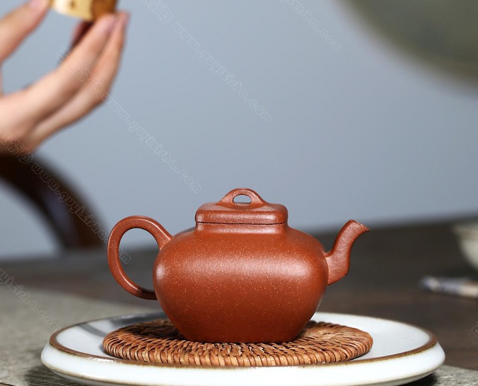 四方汉罐|正品范俊华紫砂壶价格|降坡泥180cc