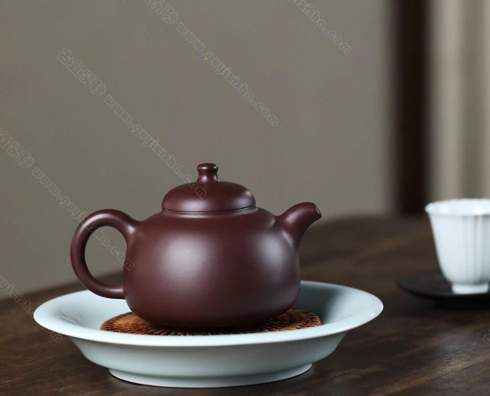 三足乳鼎|正品陈惠红紫砂壶价格|原矿老紫泥380cc