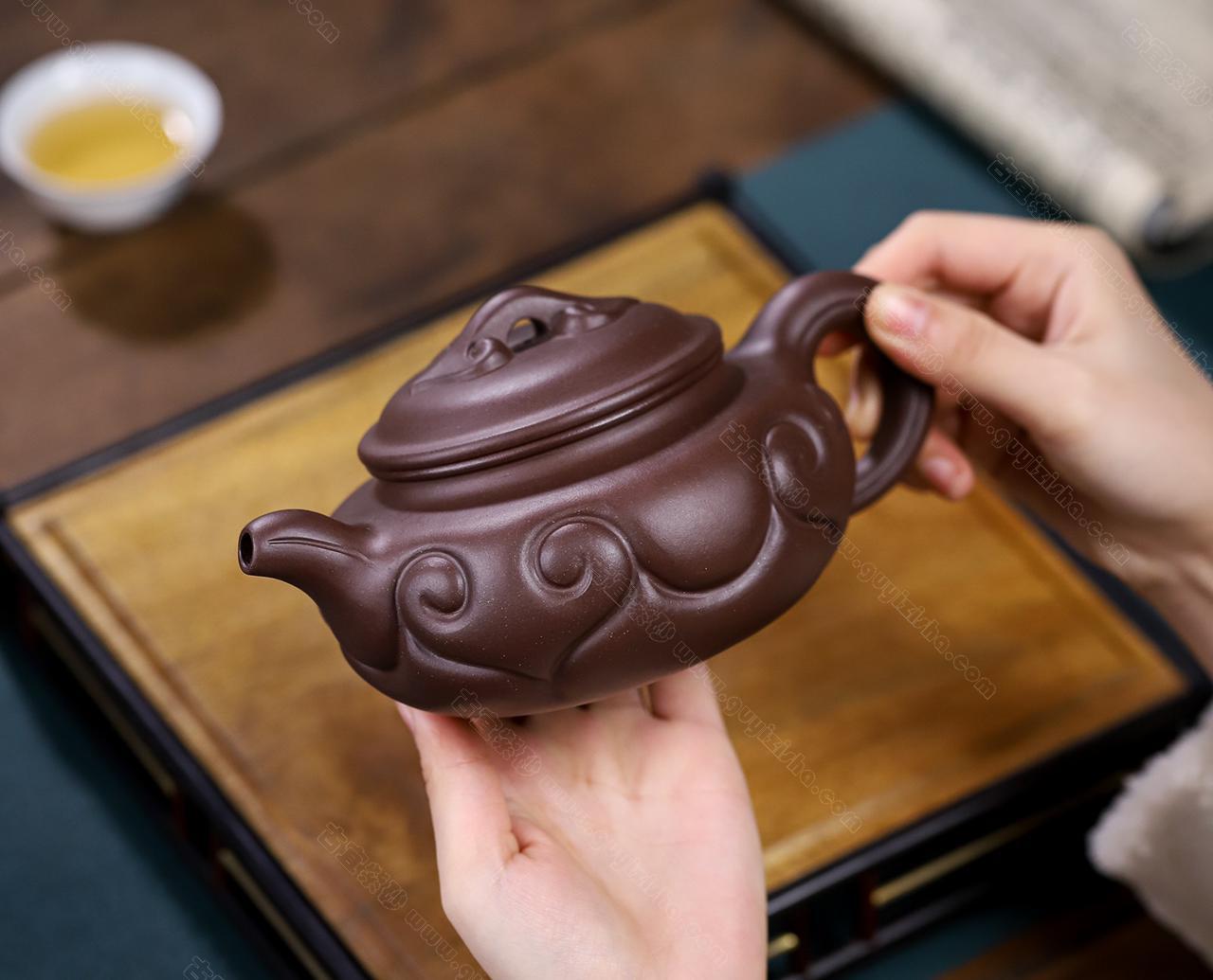 仿古如意|正品陈建明紫砂壶价格|紫泥500cc