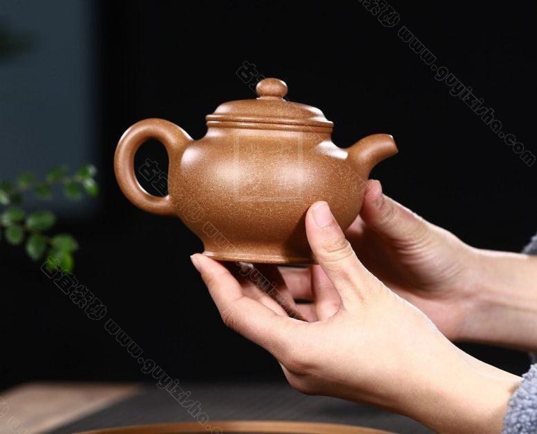 掇只|正品范君浩紫砂壶价格|蟹黄段泥370cc