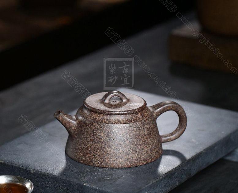 蕴瓢|正品周丽华紫砂壶价格|龙骨金砂320cc