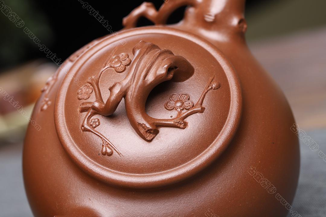 玉梅|正品刘莹紫砂壶价格|底槽清520CC