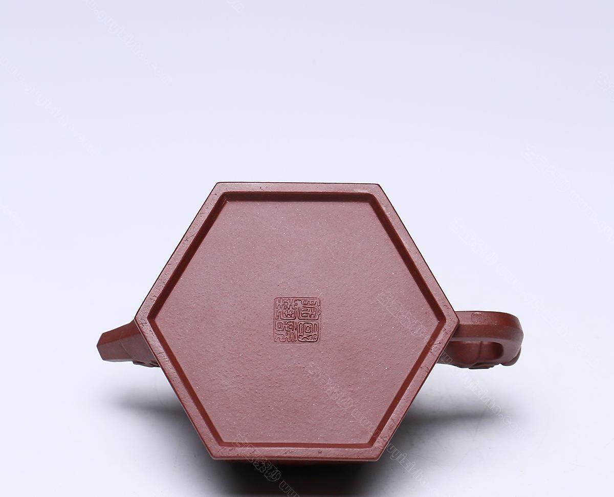 六方龙樽|正品蒋蓉紫砂壶价格|底槽清260CC