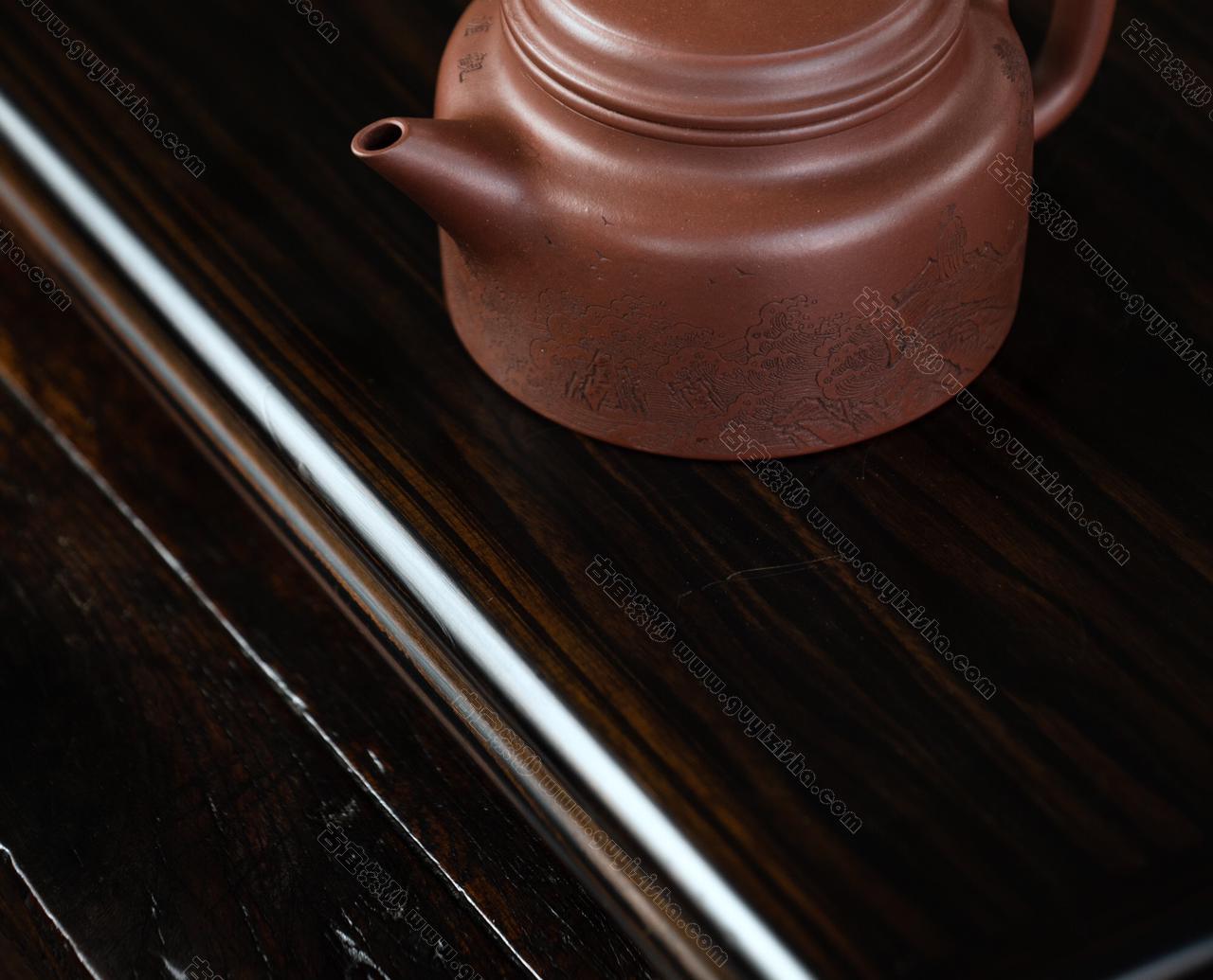 全手工剑流德钟|正品袁德波紫砂壶价格|紫泥500CC