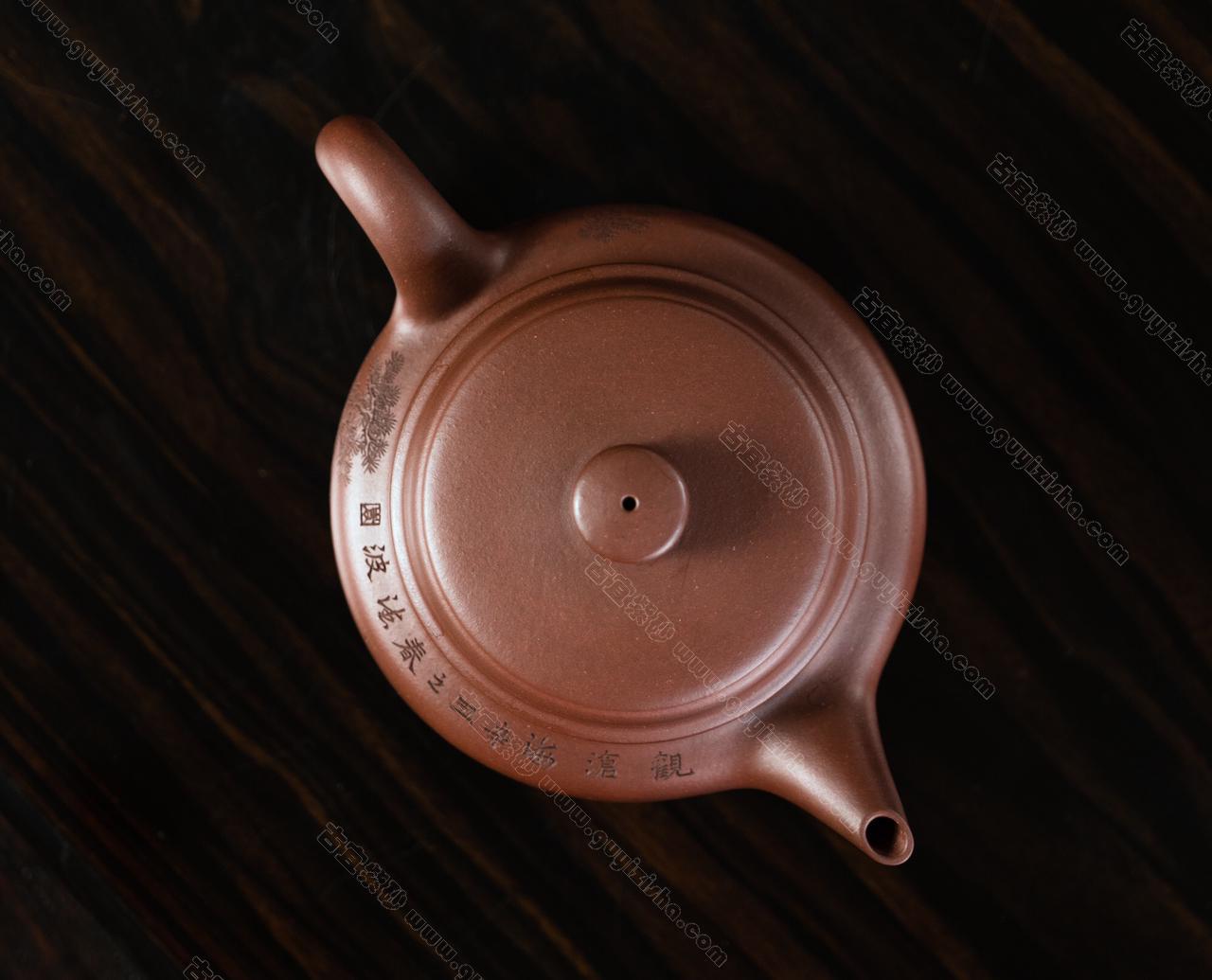 全手工剑流德钟|正品袁德波紫砂壶价格|紫泥500CC