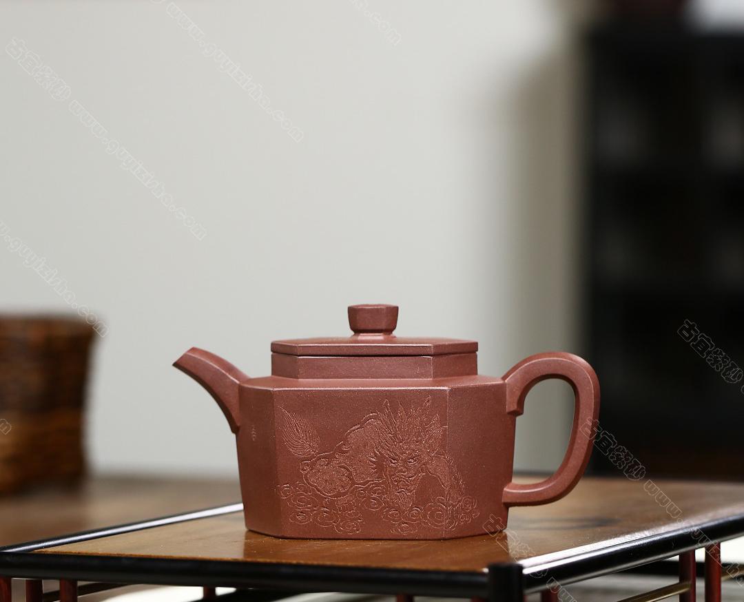 中国煎茶器 沈順娣作 紫砂 六方菱花急須 茶注 作品証明書付 中国煎茶器 沈順娣作 紫砂 六方菱花急須 茶注 作品証明書付 Amazon