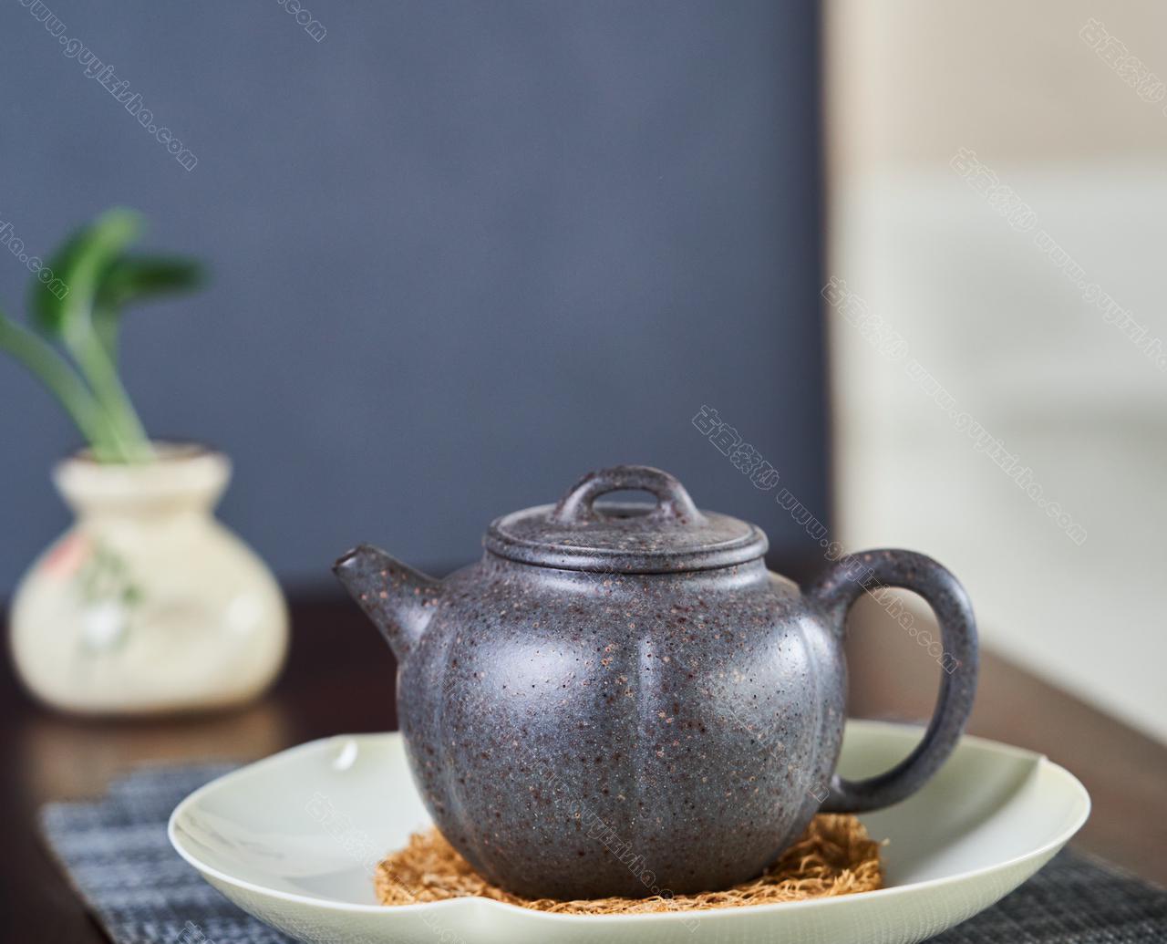 瓜韵|正品范彩勤紫砂壶价格|青灰200CC