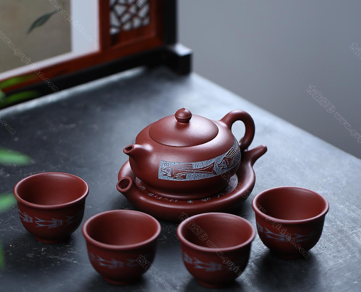 爆竹声中一岁除，春风送暖入屠苏<br>【|正品陈复澄紫砂壶价格|紫泥320CC