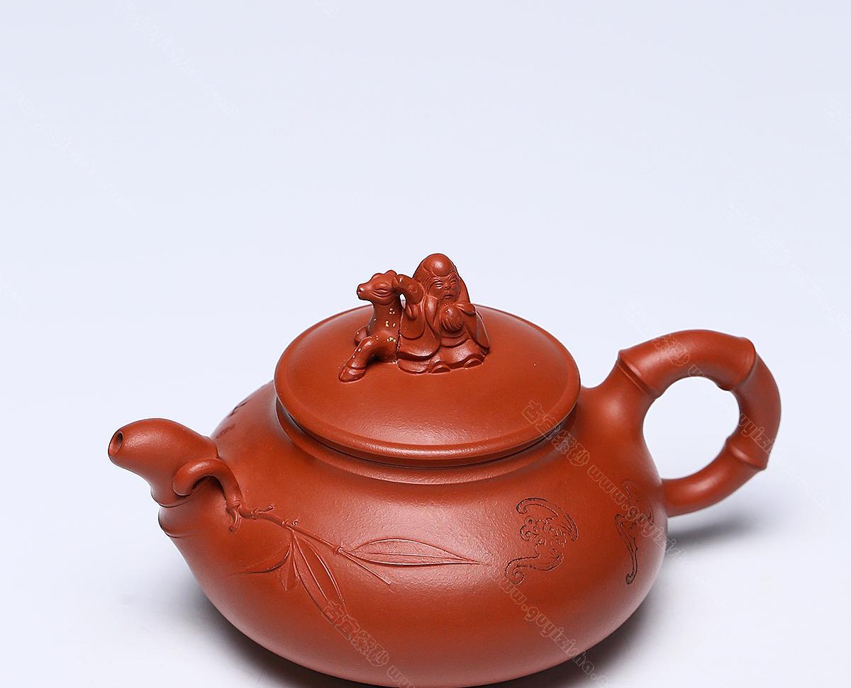 福禄寿|正品范秀芳紫砂壶价格|红皮龙500CC