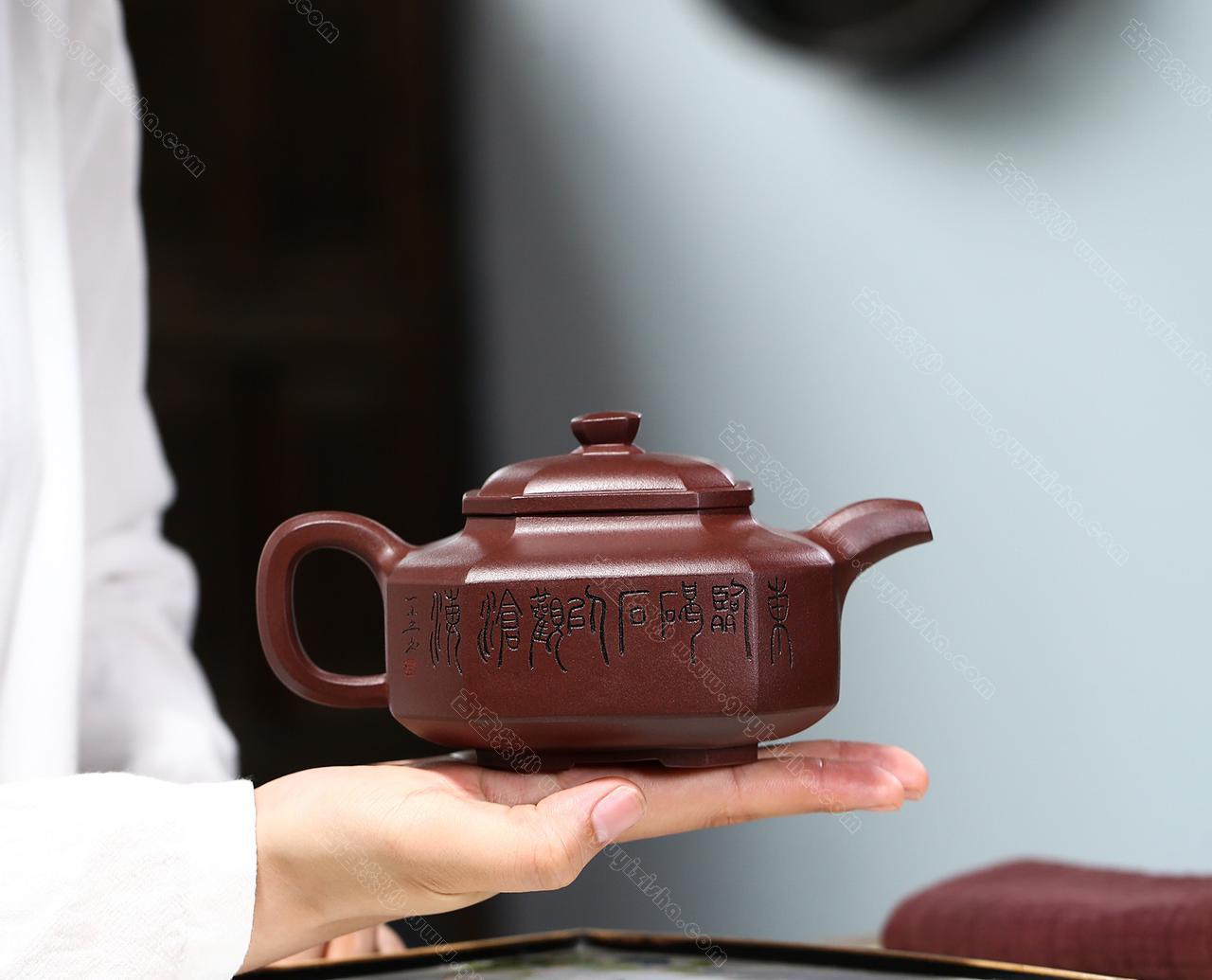 景舟八方|正品蒋亚平紫砂壶价格|底槽清400CC