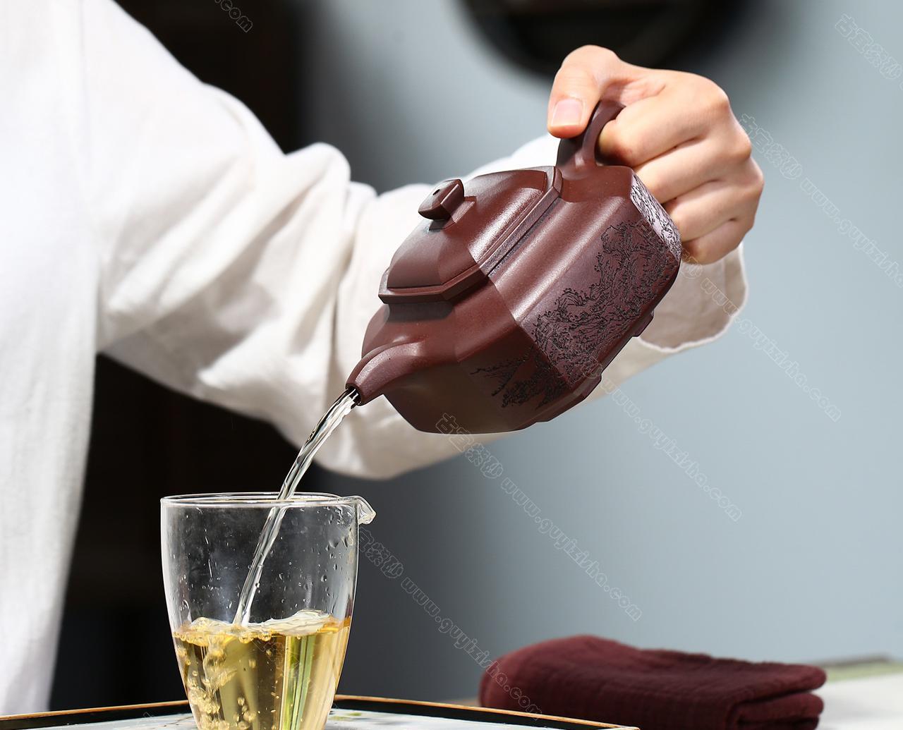 景舟八方|正品蒋亚平紫砂壶价格|底槽清400CC