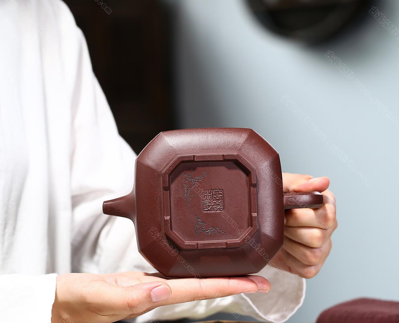 景舟八方|正品蒋亚平紫砂壶价格|底槽清400CC