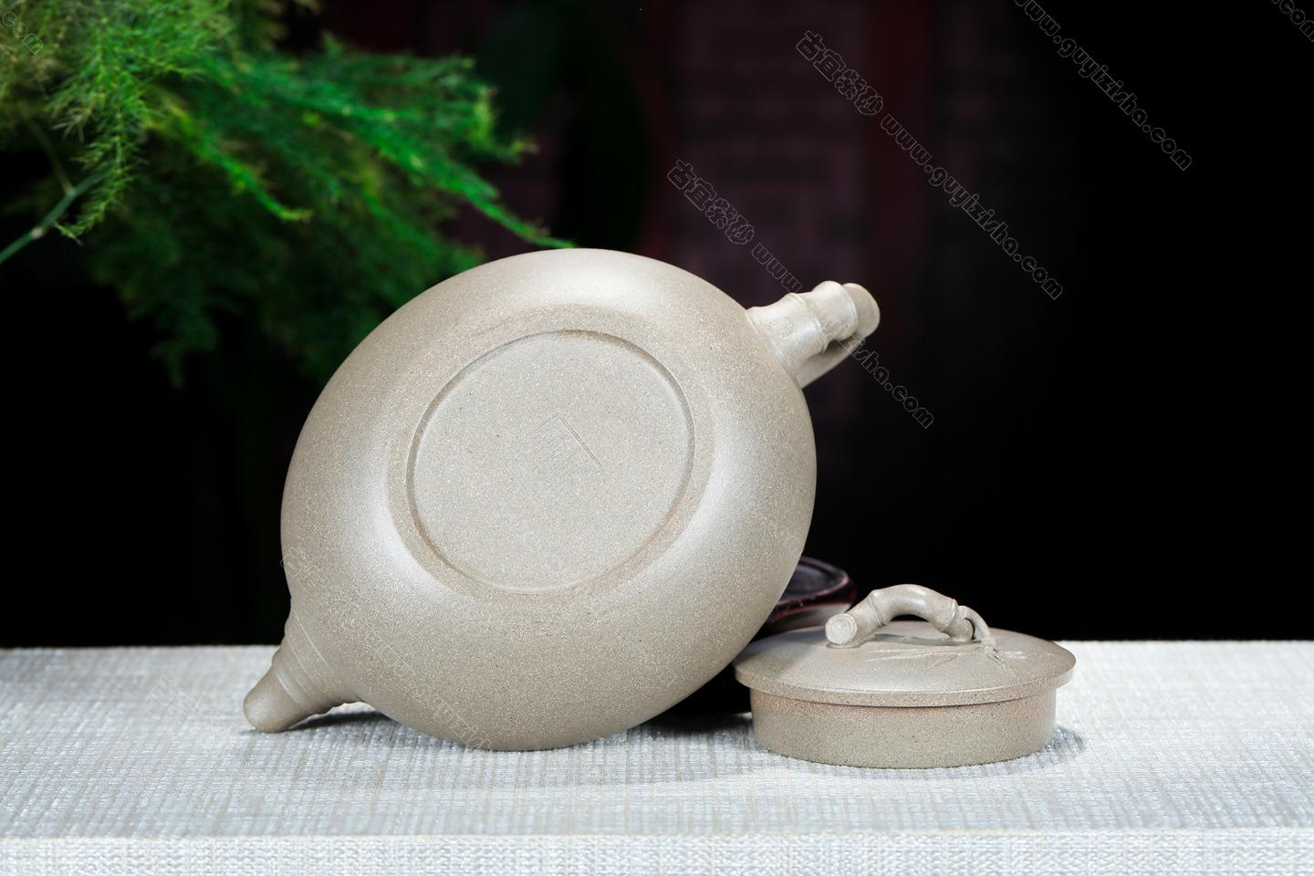 韵竹|正品邱爽紫砂壶价格|段泥330CC