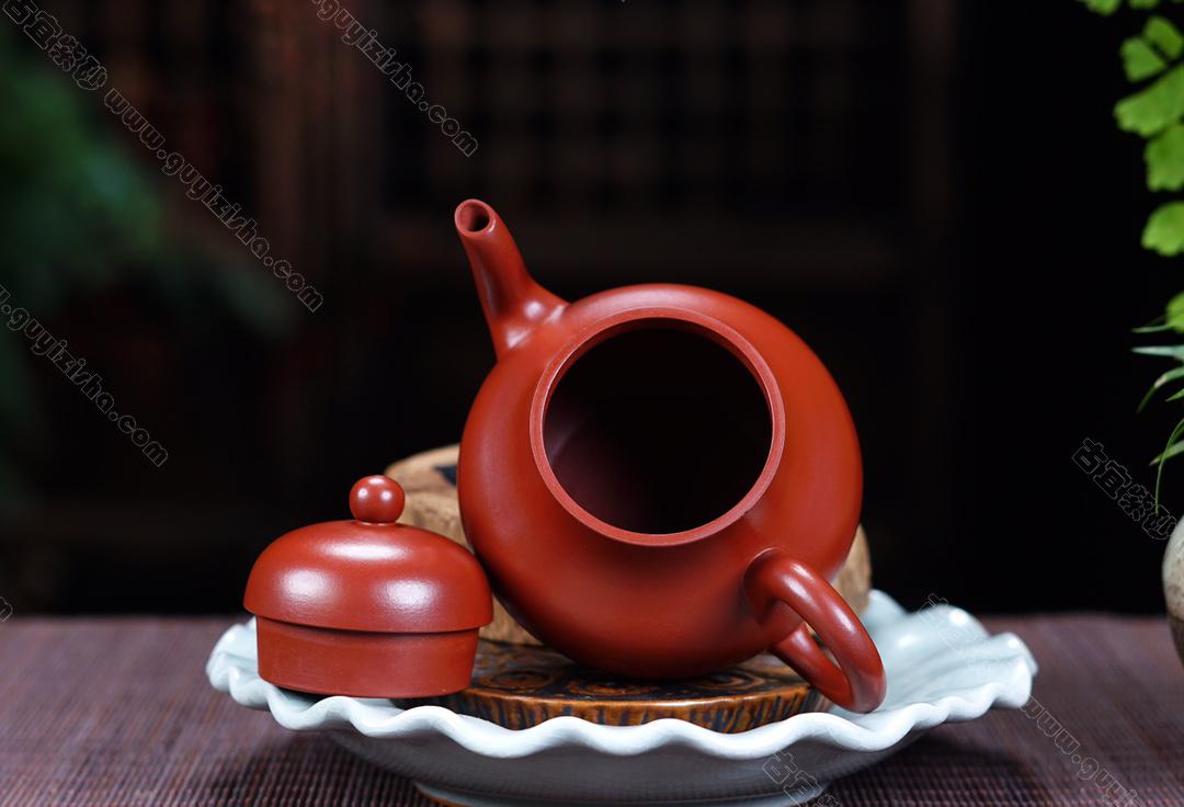 聚寳齋*紫砂手工彫*紫砂壺*思亭】茶壺 すごかっ 茶道具 中国
