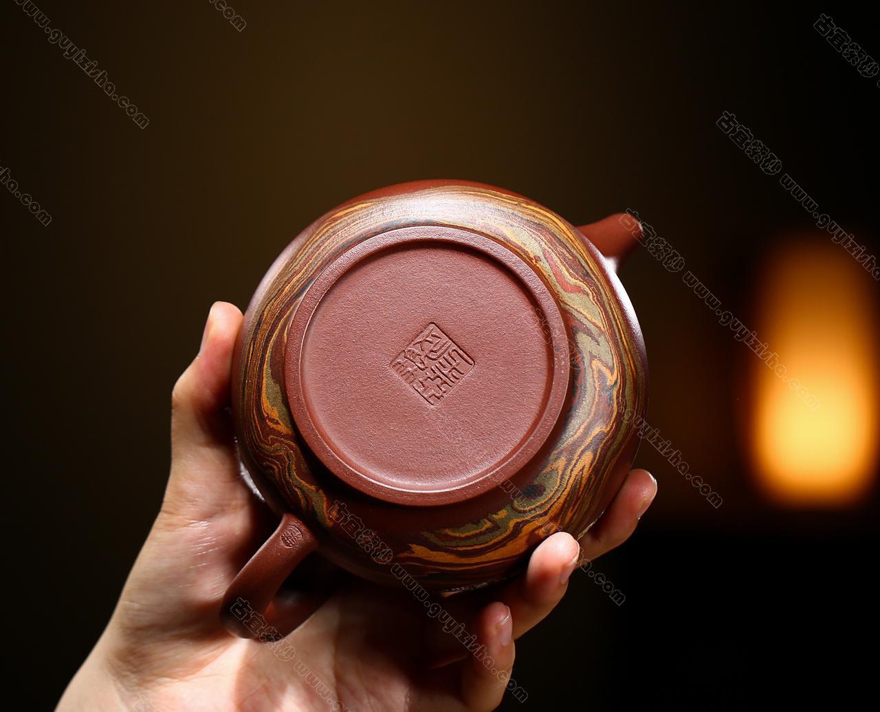 渔翁|正品蒋亚平紫砂壶价格|紫泥420CC