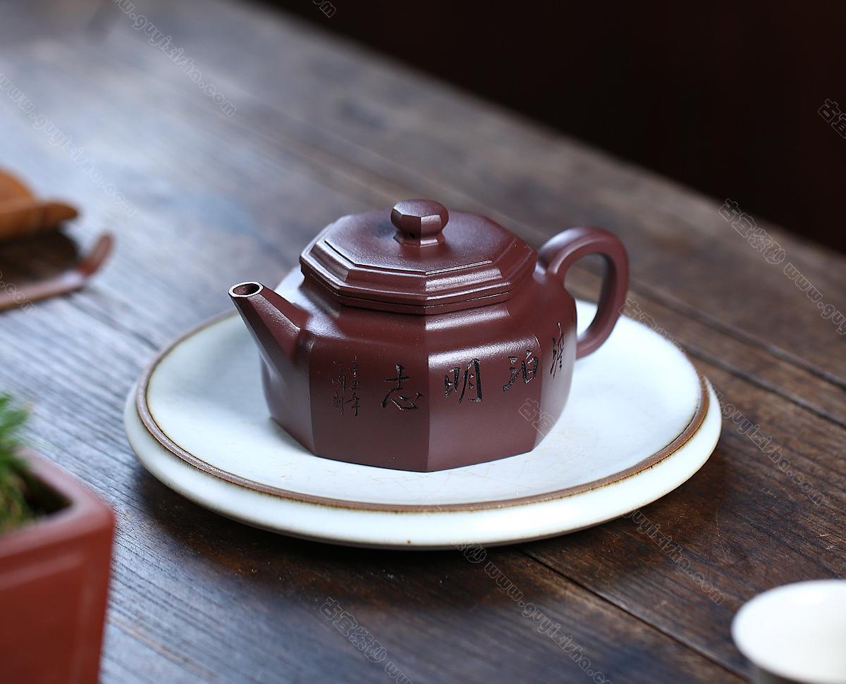 八方德钟|正品强济人紫砂壶价格|紫泥