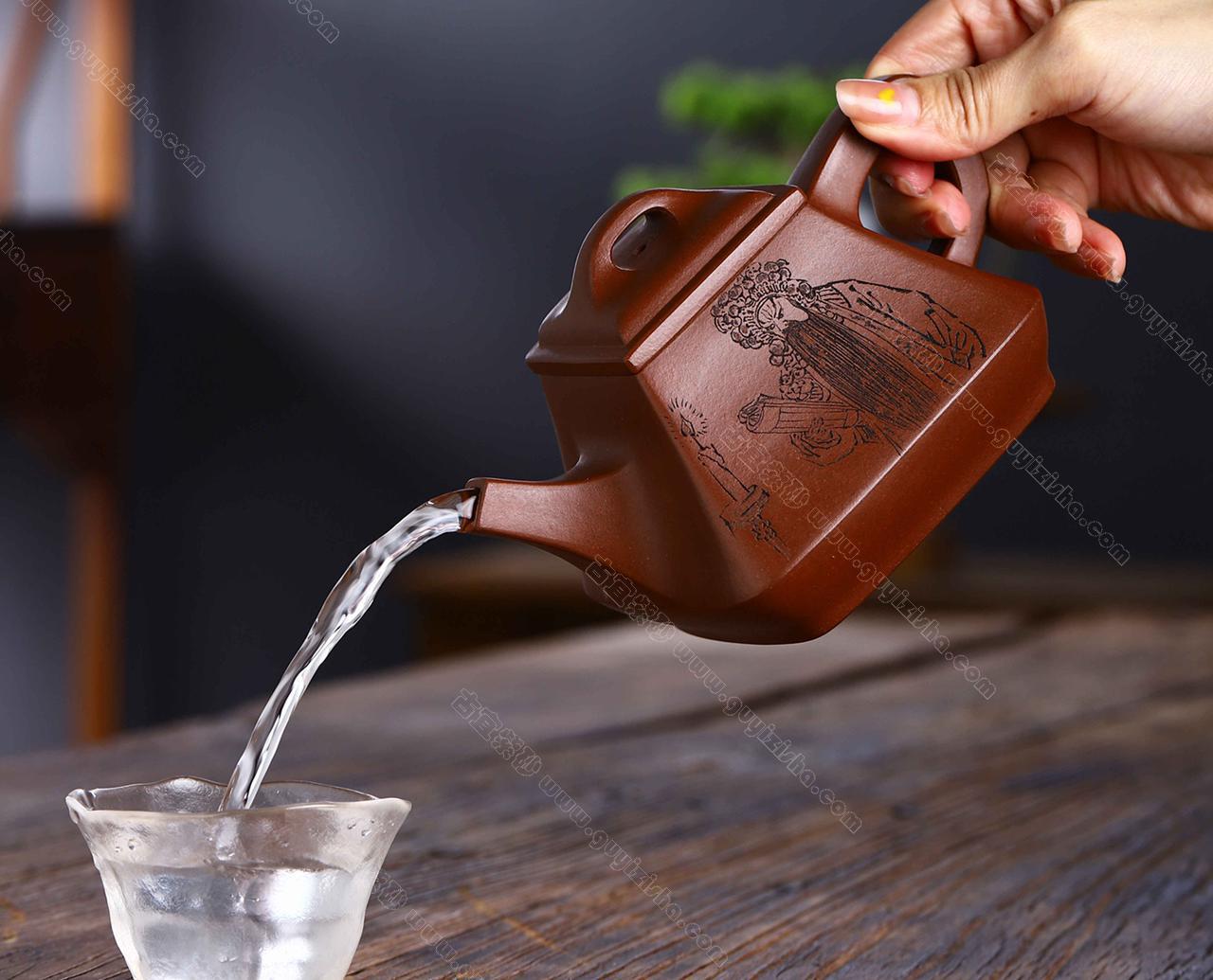 紫交趾　グリン玉　急須　煎茶器　京焼　清昌作 紫交趾 グリン玉 急須 煎茶器 京焼 清昌作