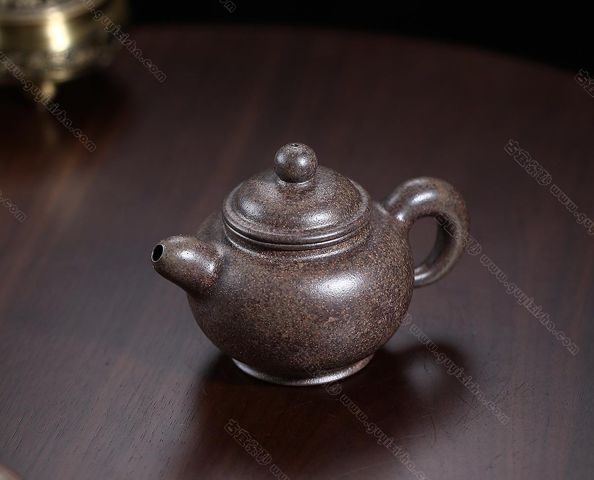 道洪掇只|正品周丽紫砂壶价格|龙骨金砂260CC