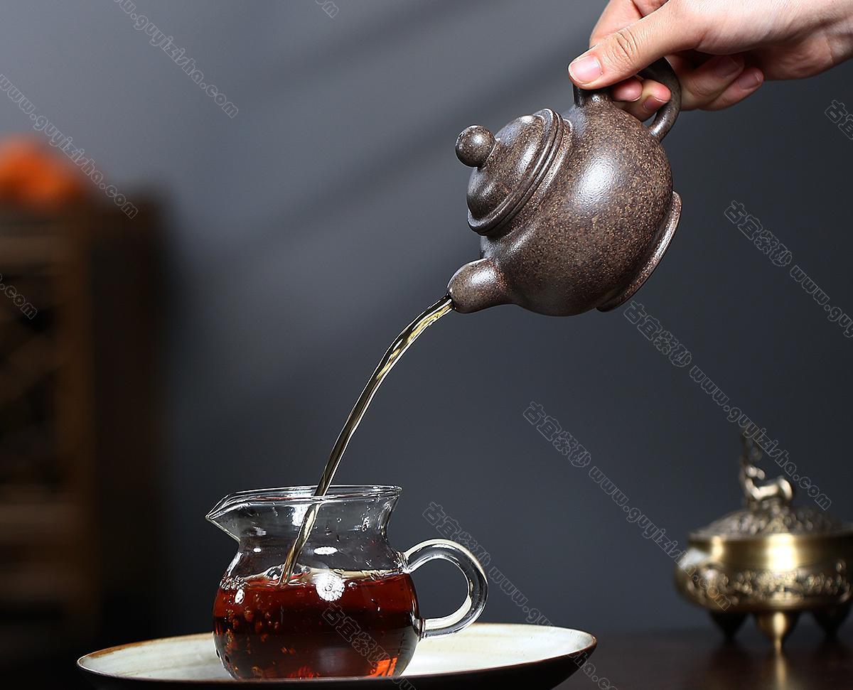 道洪掇只|正品周丽紫砂壶价格|龙骨金砂260CC