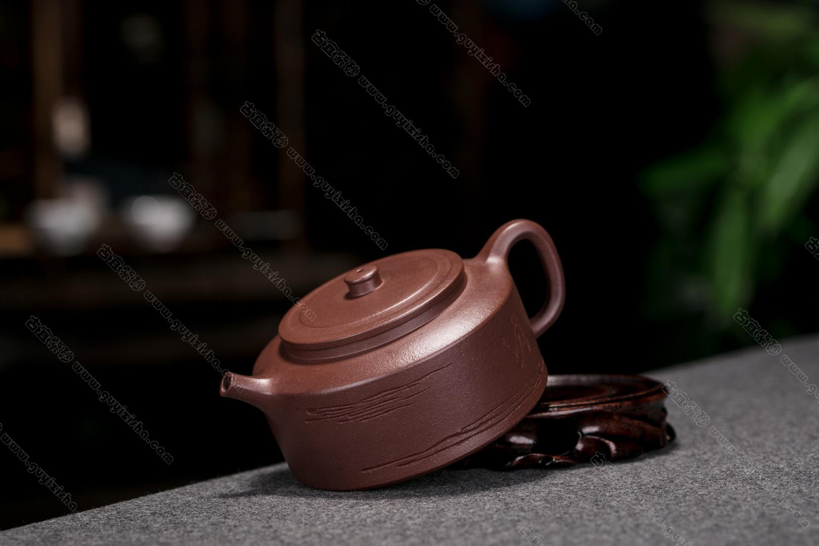 周盘|正品冯娟紫砂壶价格|紫泥250CC