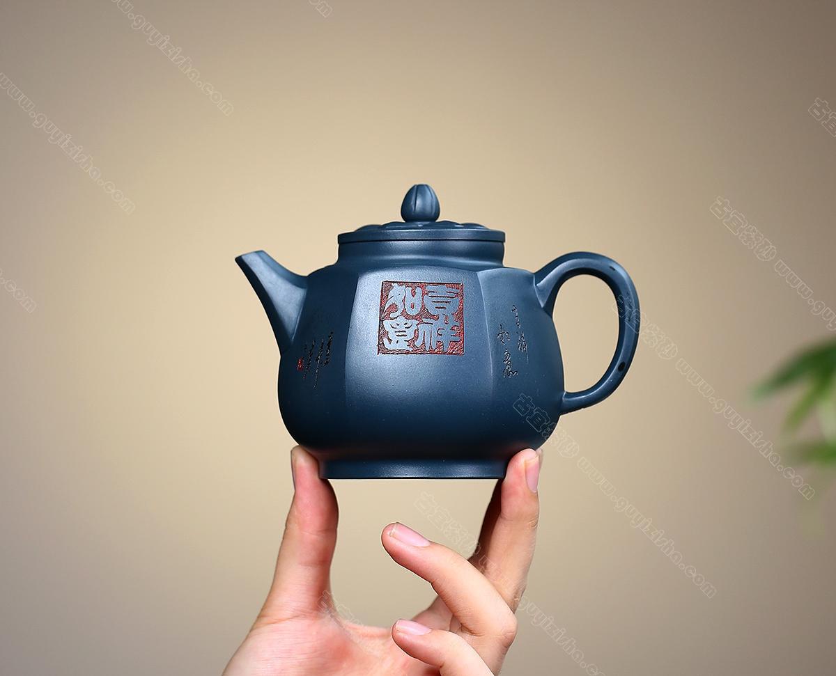 中国帰依壺　MA347 掇球·400cc·龙骨金砂杨义军手制精品佳器- 壺堂砂影宜興紫砂壺