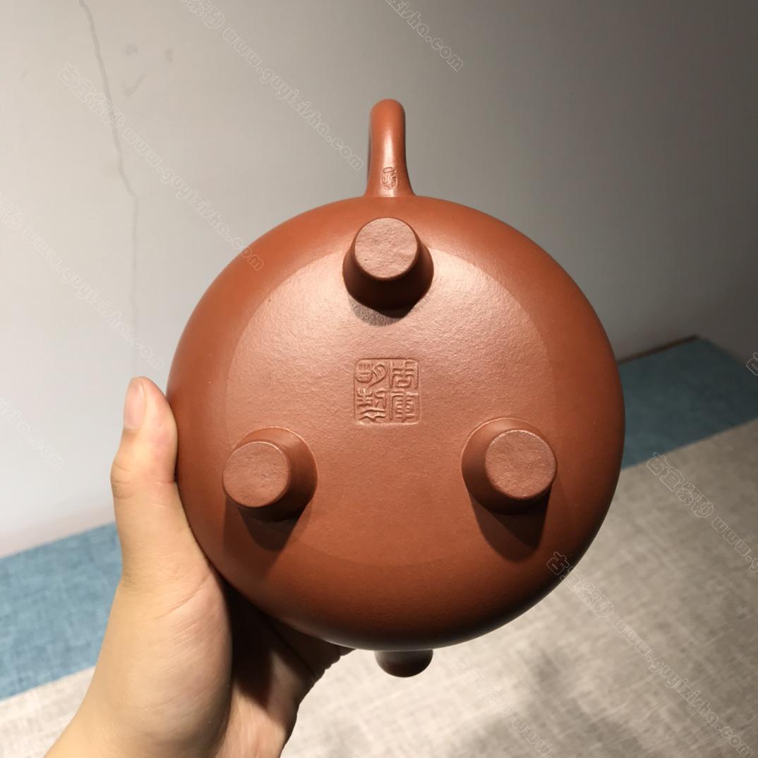 诸事有福|正品周军明紫砂壶价格|清水泥500CC