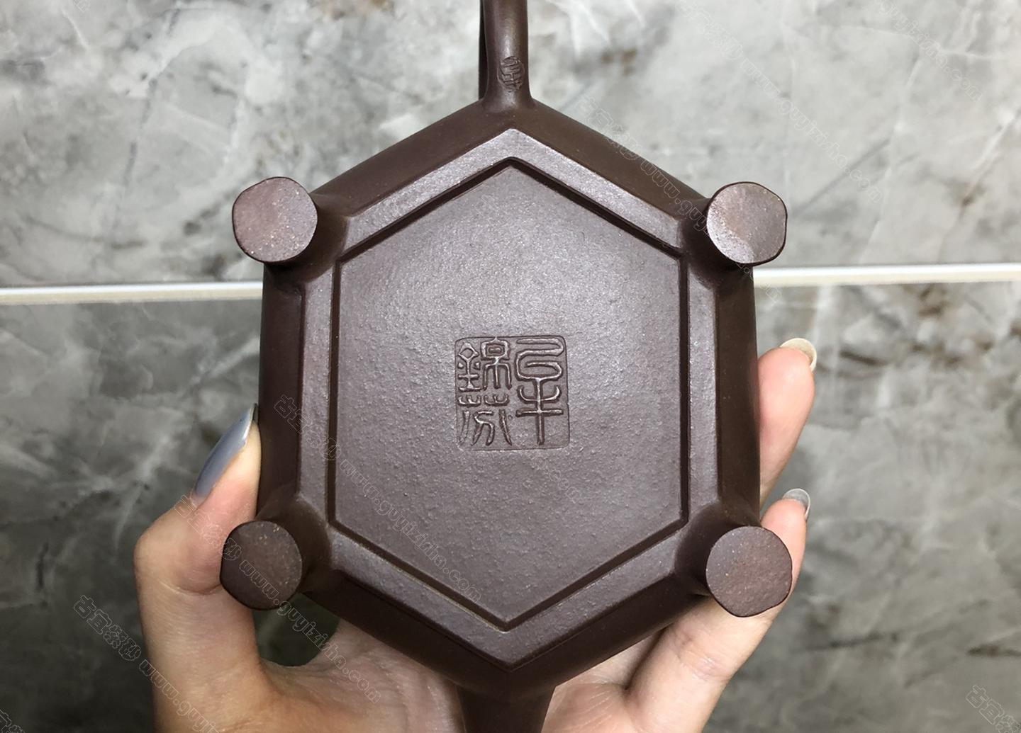 螭龙壶|正品牟锦芬紫砂壶价格|文革紫泥240CC