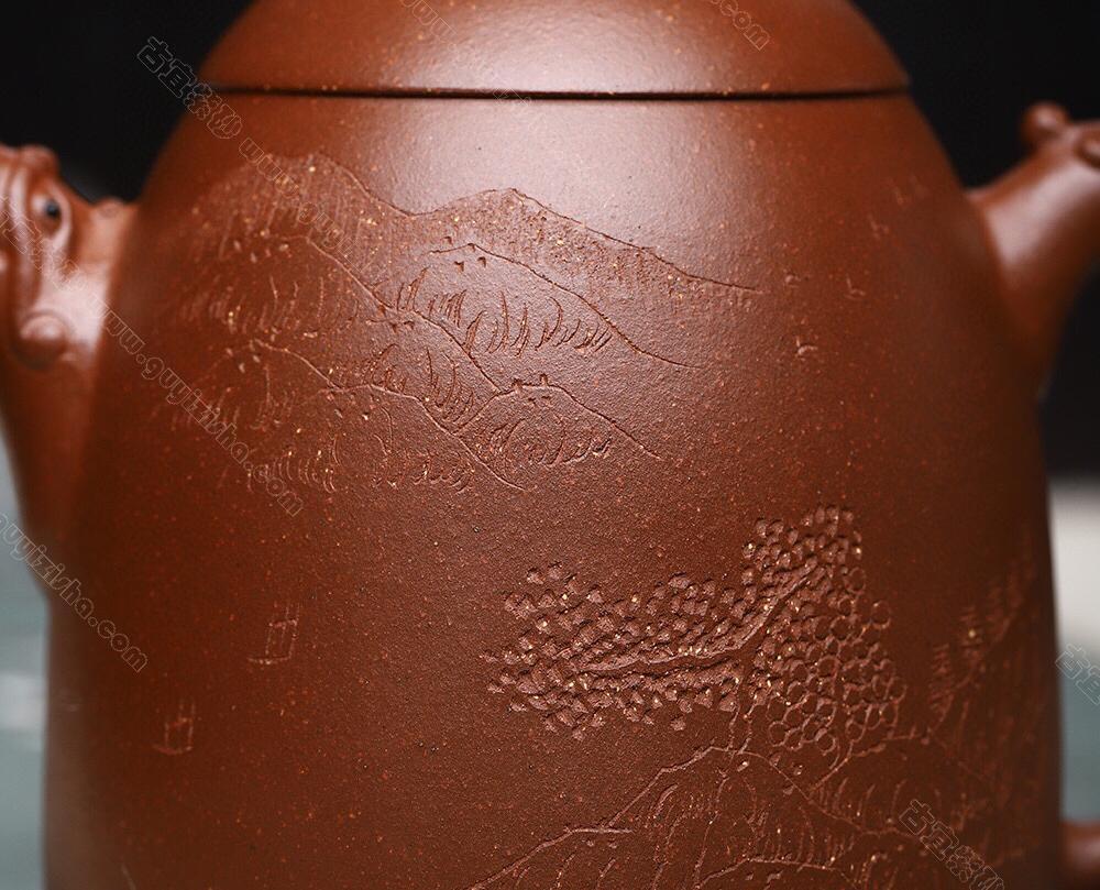龙泉|正品方开明紫砂壶价格|底槽清240CC