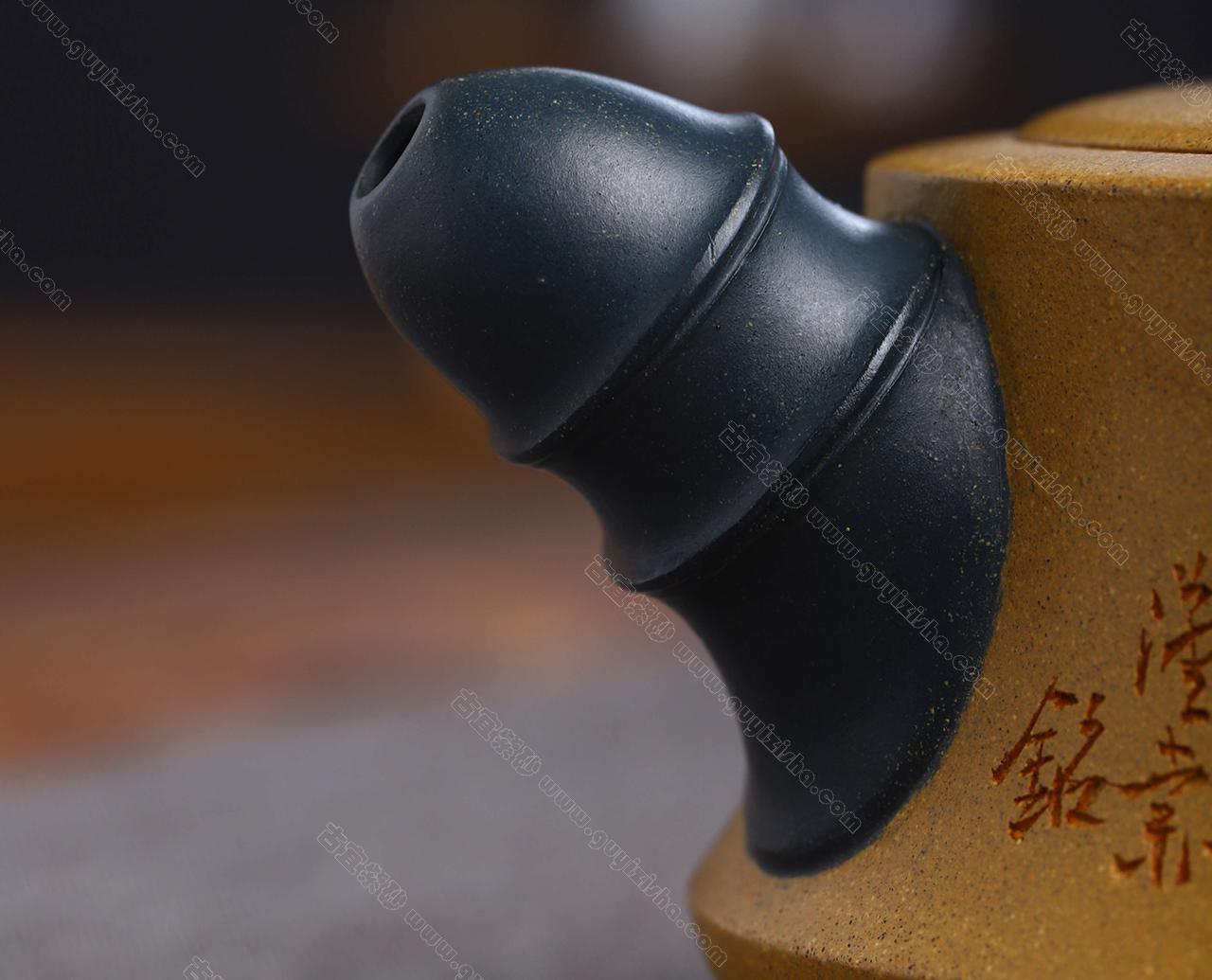 岁寒三友|正品史志洪紫砂壶价格|段泥400CC