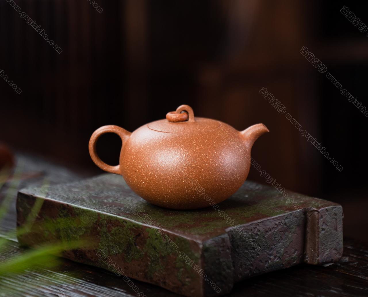 圆珠壶|正品李文婷紫砂壶价格|降坡泥140CC