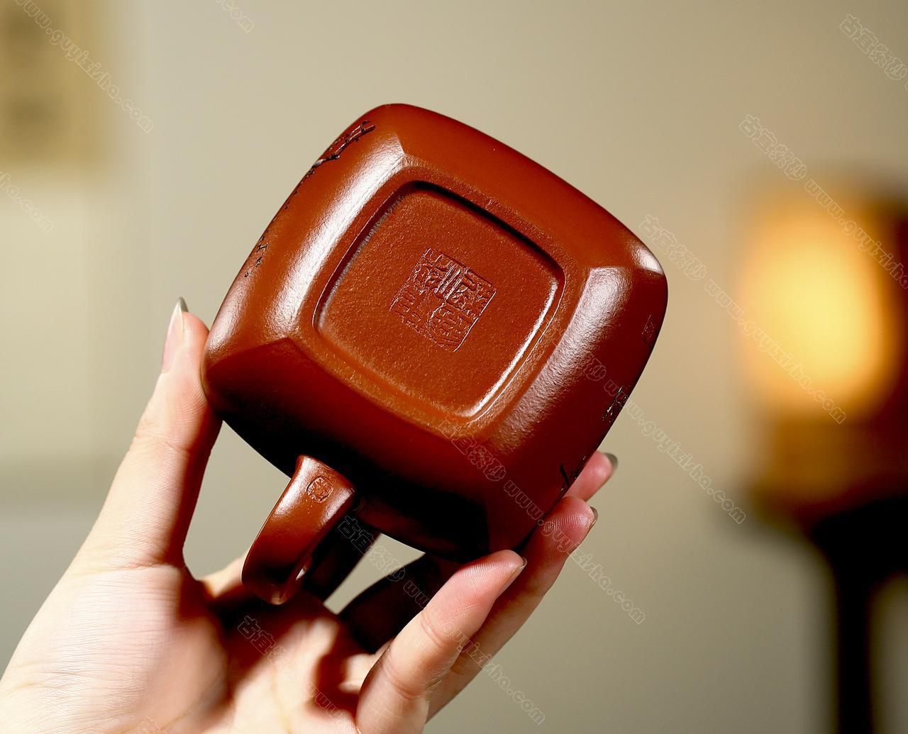 四方西施|正品盛中杰紫砂壶价格|大红袍210CC